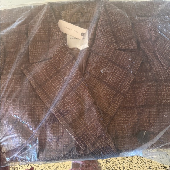 Avec les Filles plaid sequin coat - Picture 10 of 10